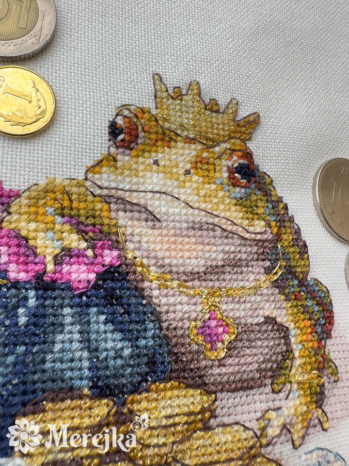 Golden Toad K-280A Counted Cross-Stitch Kit