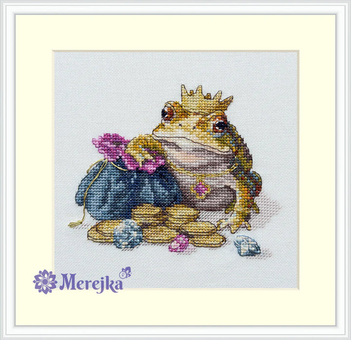 Golden Toad K-280A Counted Cross-Stitch Kit