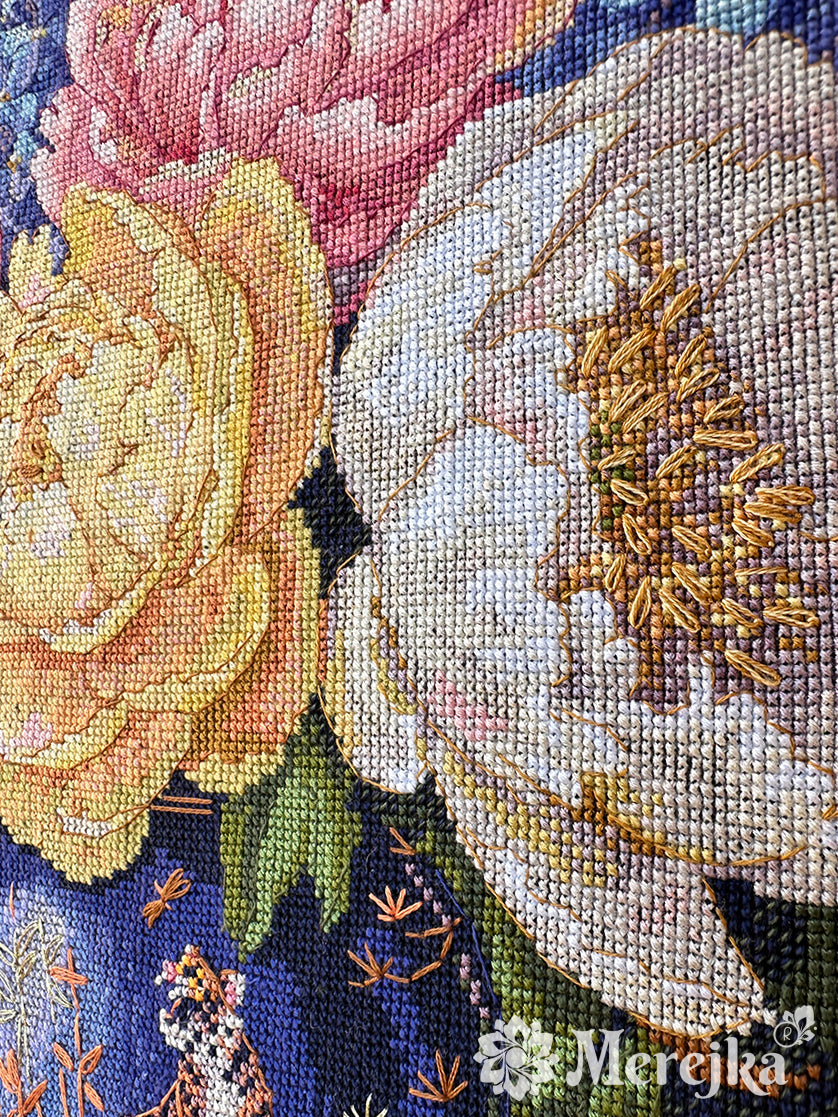 Silent Dialogue Counted Cross Stitch Kit by Merejka K-282