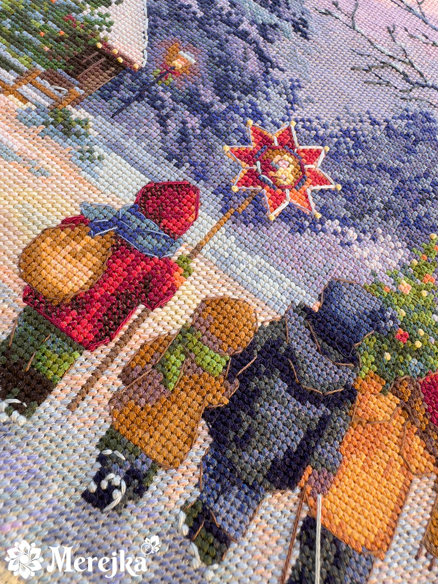 Carol of the Bells Counted Cross Stitch Kit by Merejka K-289