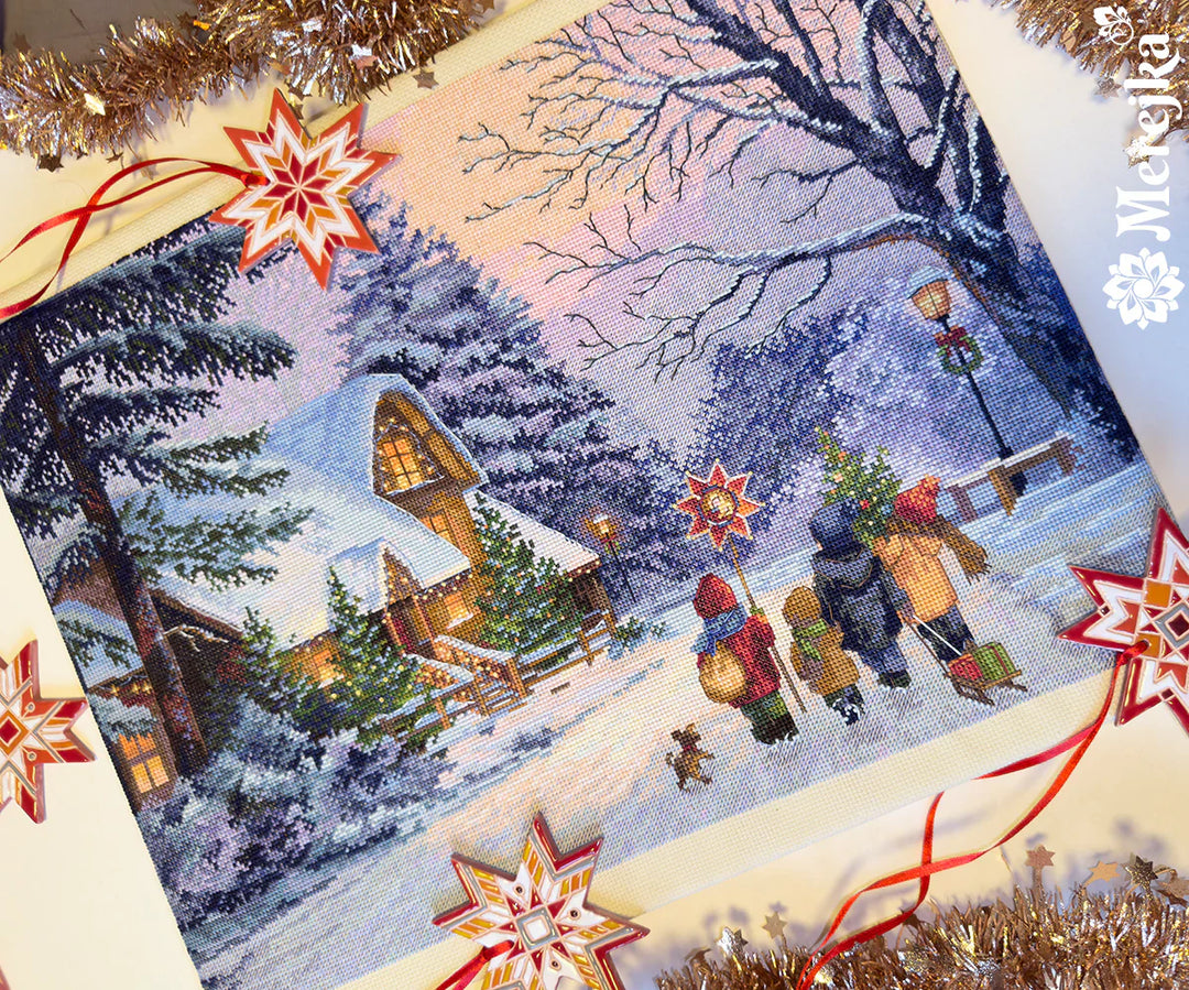 Carol of the Bells Counted Cross Stitch Kit by Merejka K-289