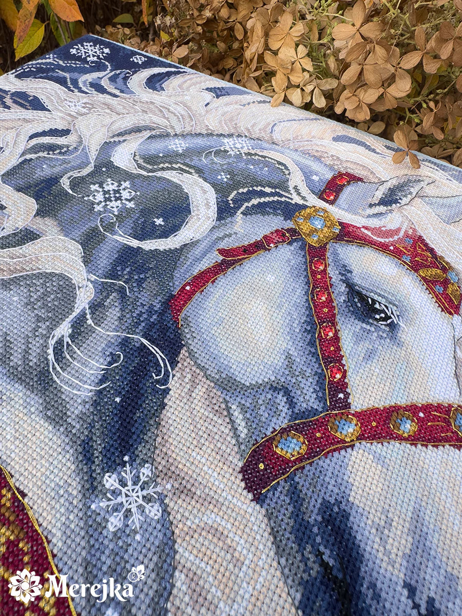 Blizzard Counted Cross Stitch Kit by Merejka K-290
