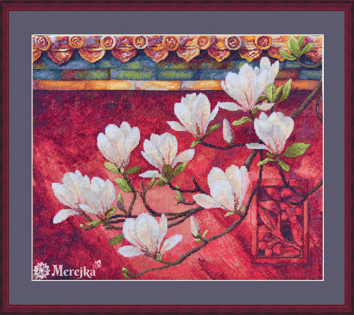 Magnolia Counted Cross Stitch Kit by Merejka K-292