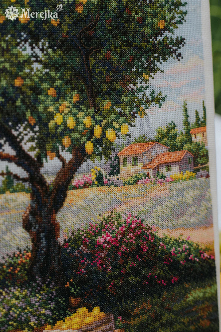 Under the Lemon Tree K-304 Counted Cross-Stitch Kit
