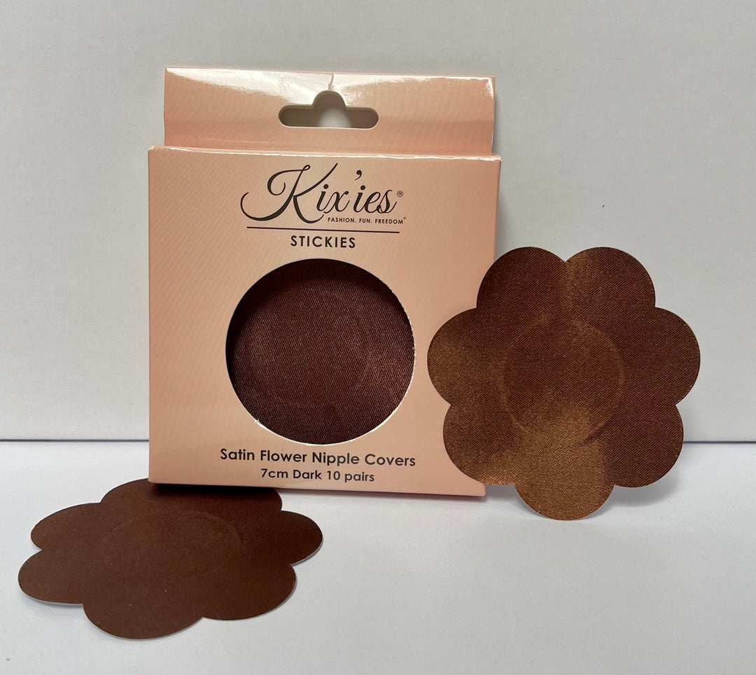 Satin Flower Nipple Covers