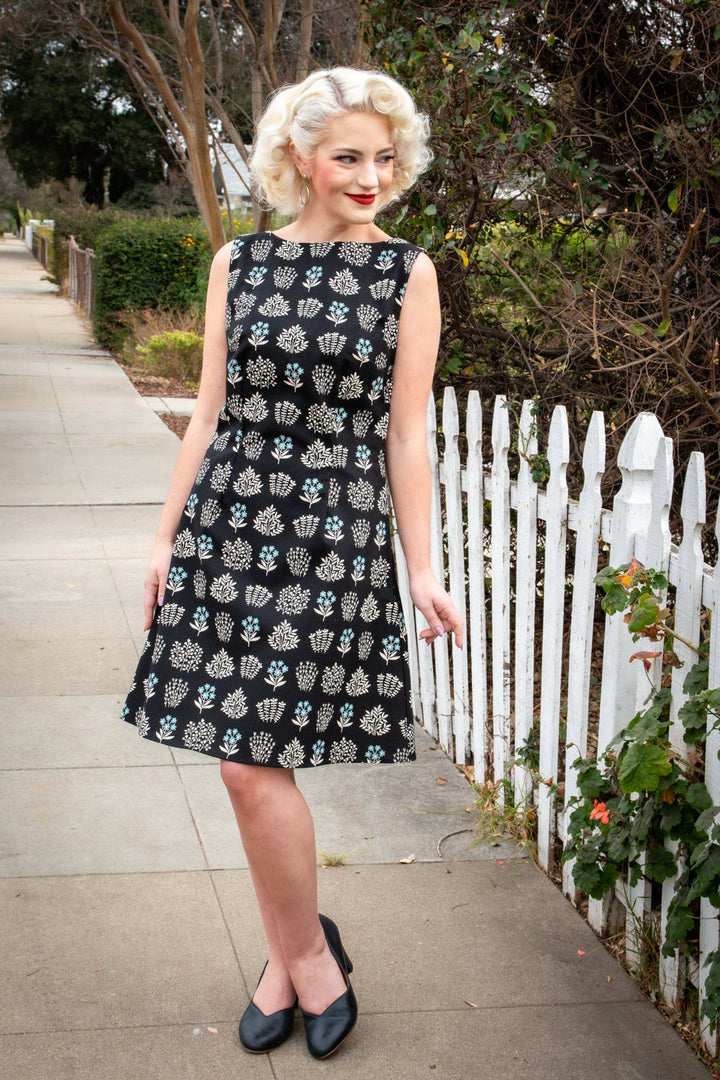 Nancy Shift Dress - Forget Me Not