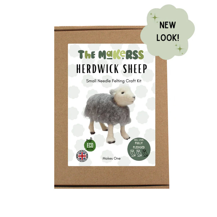 Herdwick Sheep Needle Felting Kit by The Makerss KT-HerdwickSheep-Complete