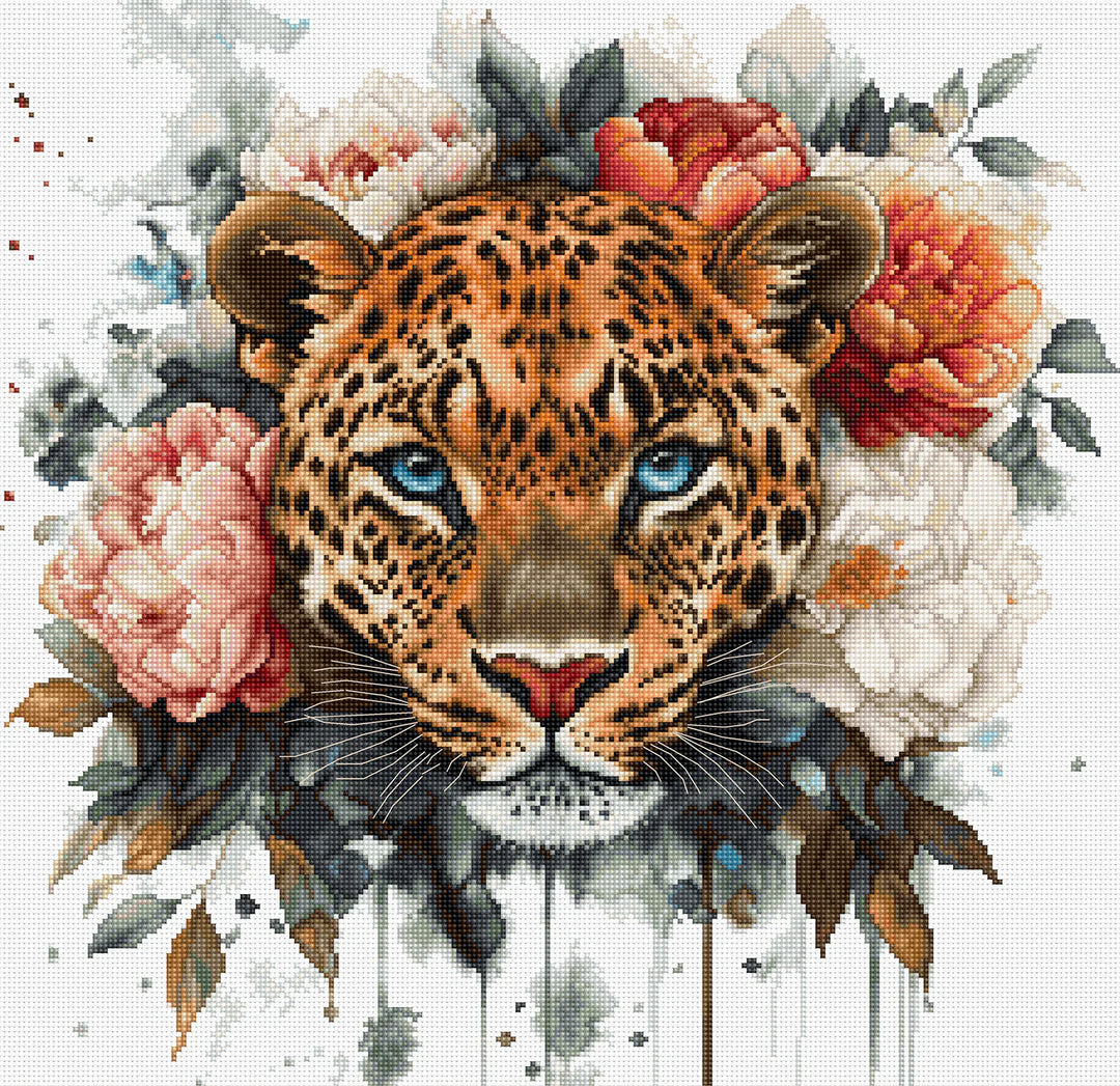 Wild Beauty Counted Cross Stitch Kit by Letistitch L9954
