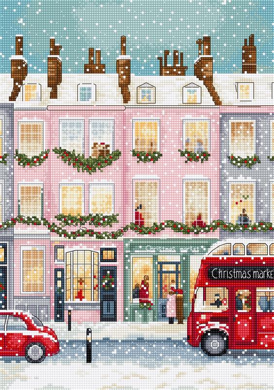 London Winter Charm Counted Cross Stitch Kit by Letistitch L9983