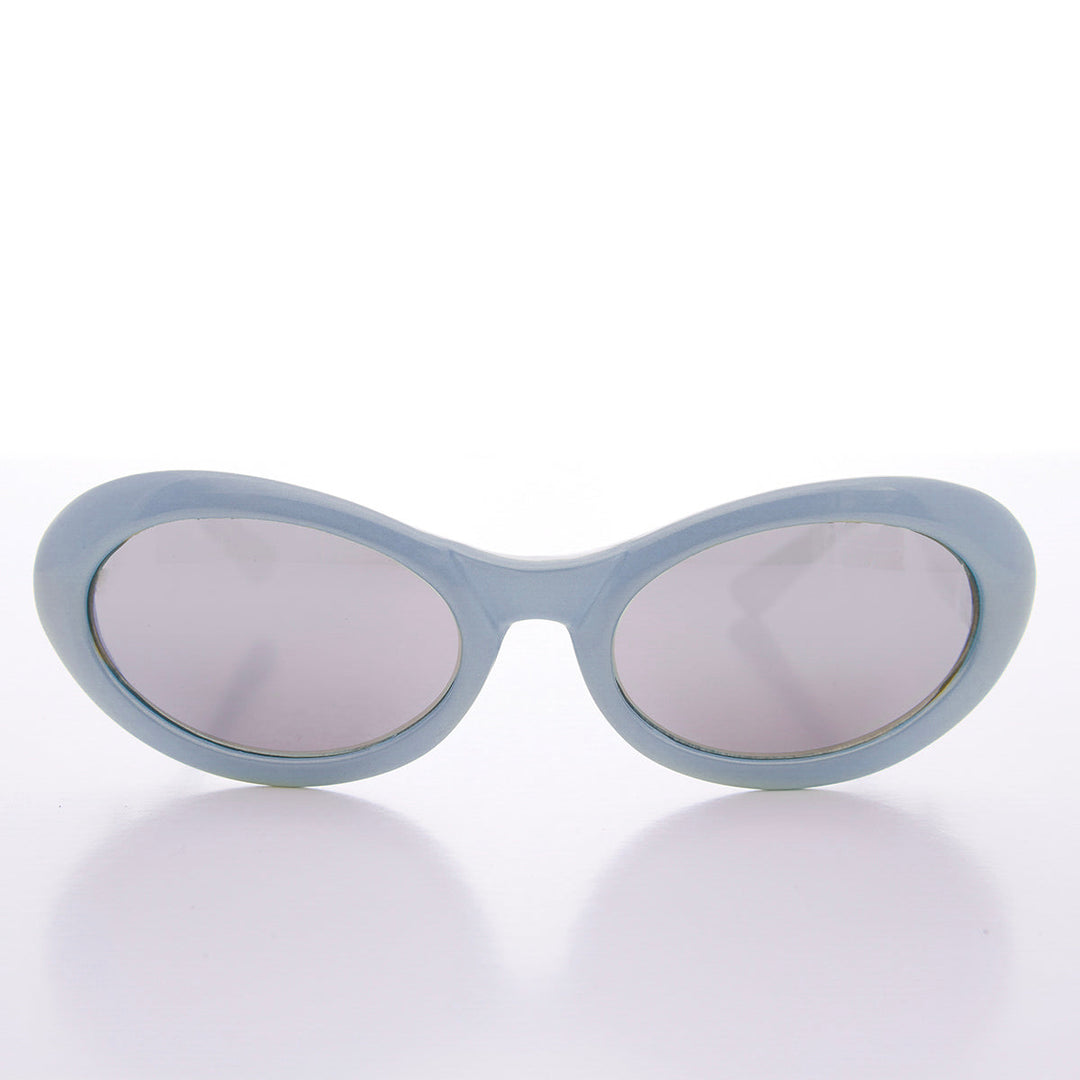 Curved Oval Cat Eye Vintage Sunglass - Lanie 2