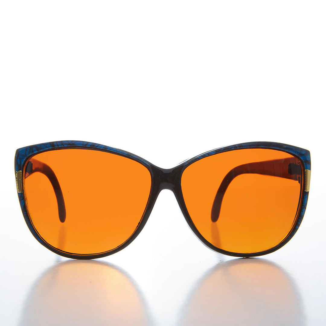 Women's Large Orange Lens Sunglasses - Lani
