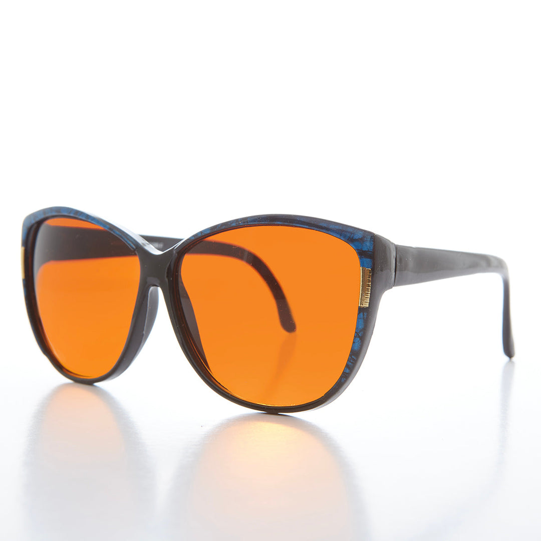 Women's Large Orange Lens Sunglasses - Lani