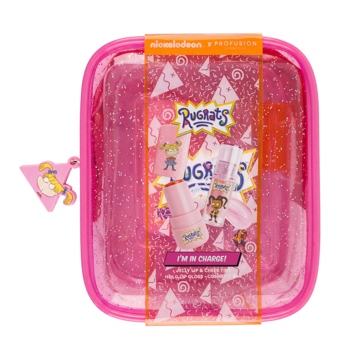 Rugrats | I'm In Charge - 2 PC Lip & Cheek Set with Cosmetic Bag