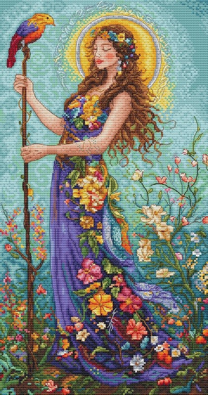 Goddess of the Summer Counted Cross Stitch Kit by Letistitch LI 56-00