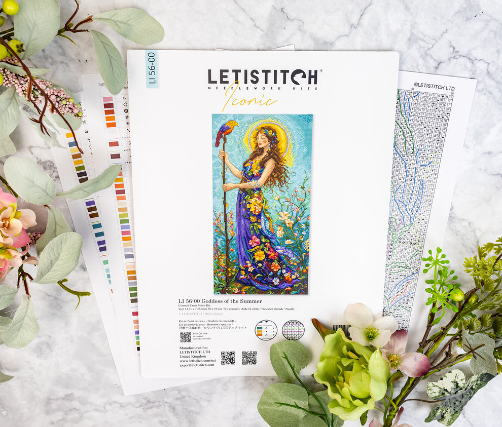 Goddess of the Summer Counted Cross Stitch Kit by Letistitch LI 56-00