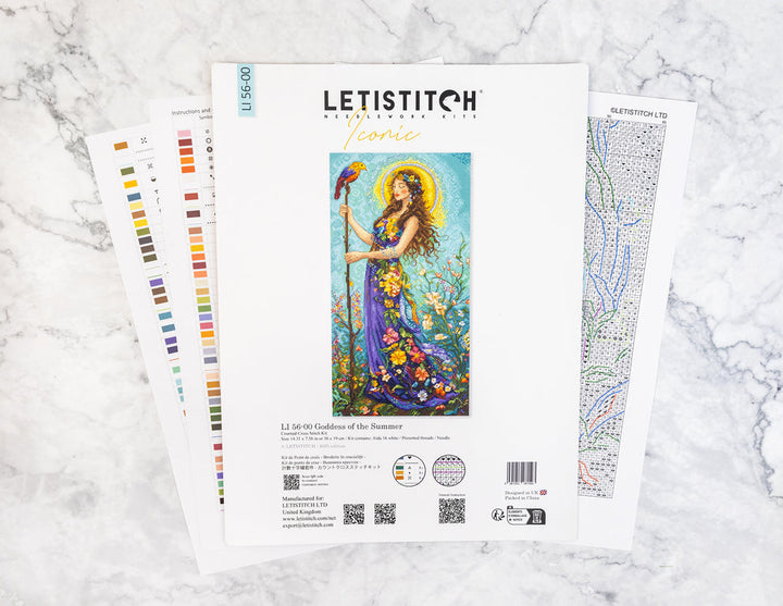 Goddess of the Summer Counted Cross Stitch Kit by Letistitch LI 56-00