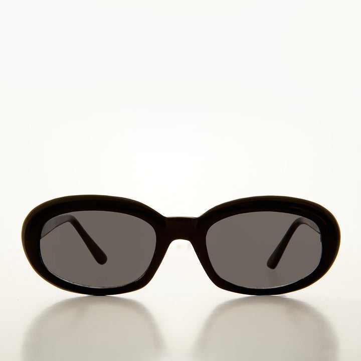 Mod 90s Oval Simple Sunglasses - Lilia