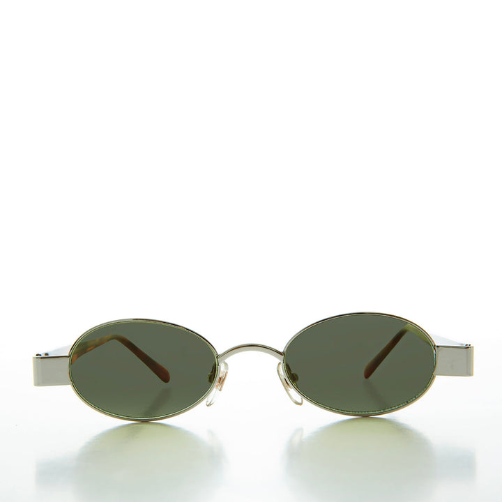 90s Oval Micro Sunglasses - Luna