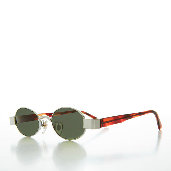 90s Oval Micro Sunglasses - Luna