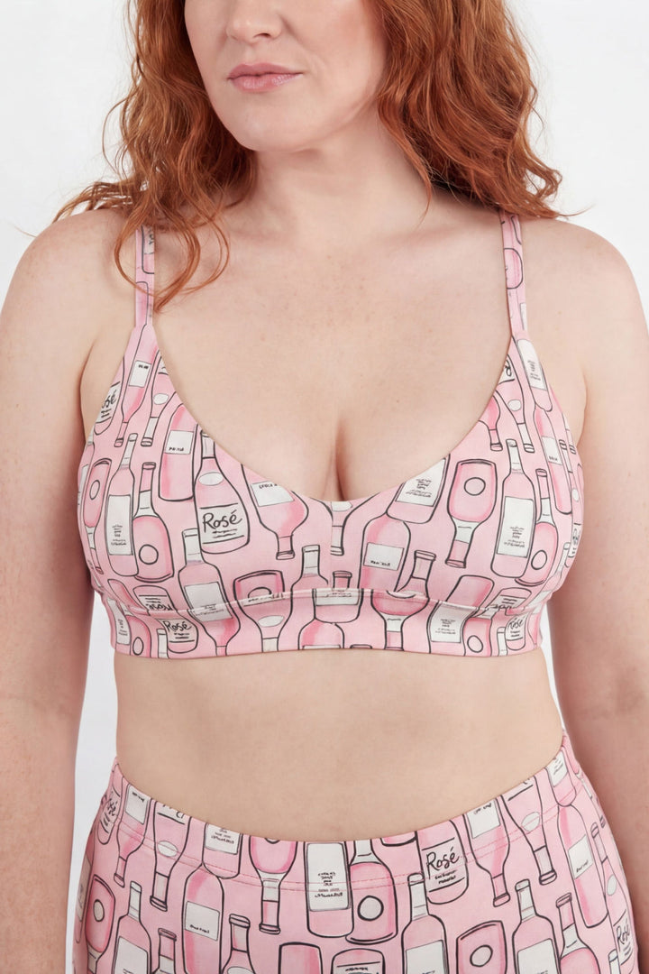 The All Day | Rosé Wine Boob Hammock™ Plunge Bralette