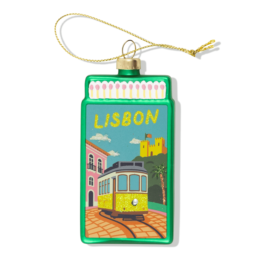 Lisbon Matchbook Ornament