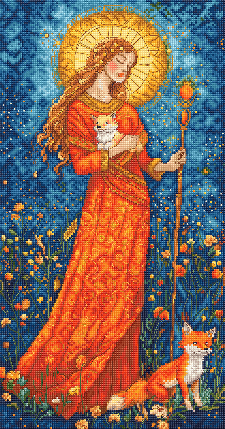 Goddess of the Autumn Counted Cross Stitch Kit by Letistitch Ll 55-00