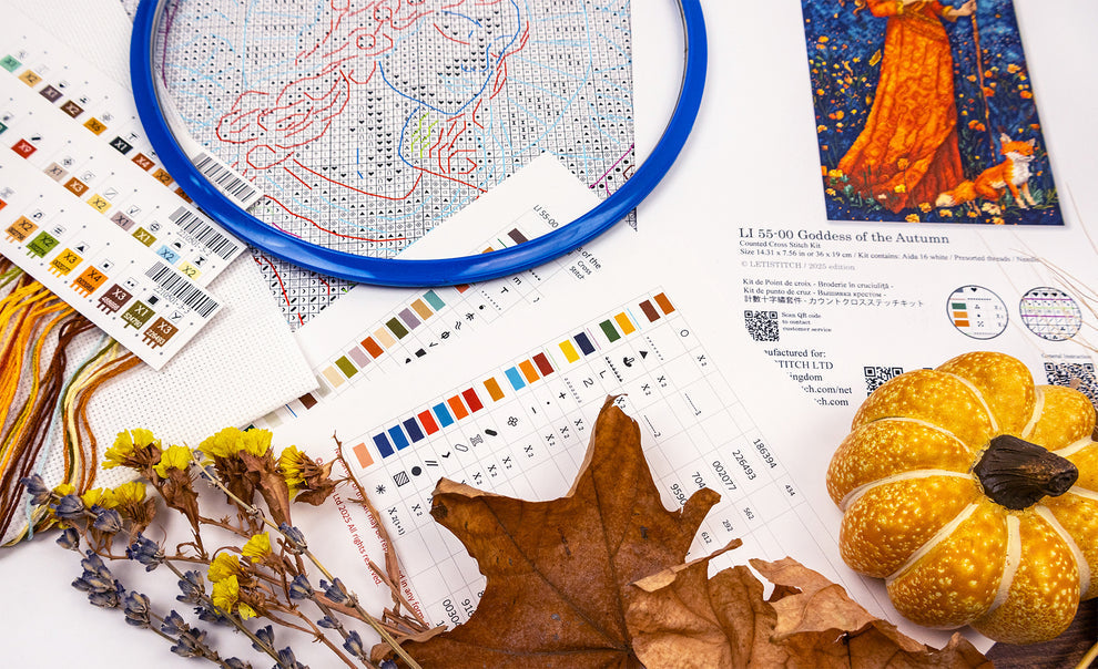Goddess of the Autumn Counted Cross Stitch Kit by Letistitch Ll 55-00