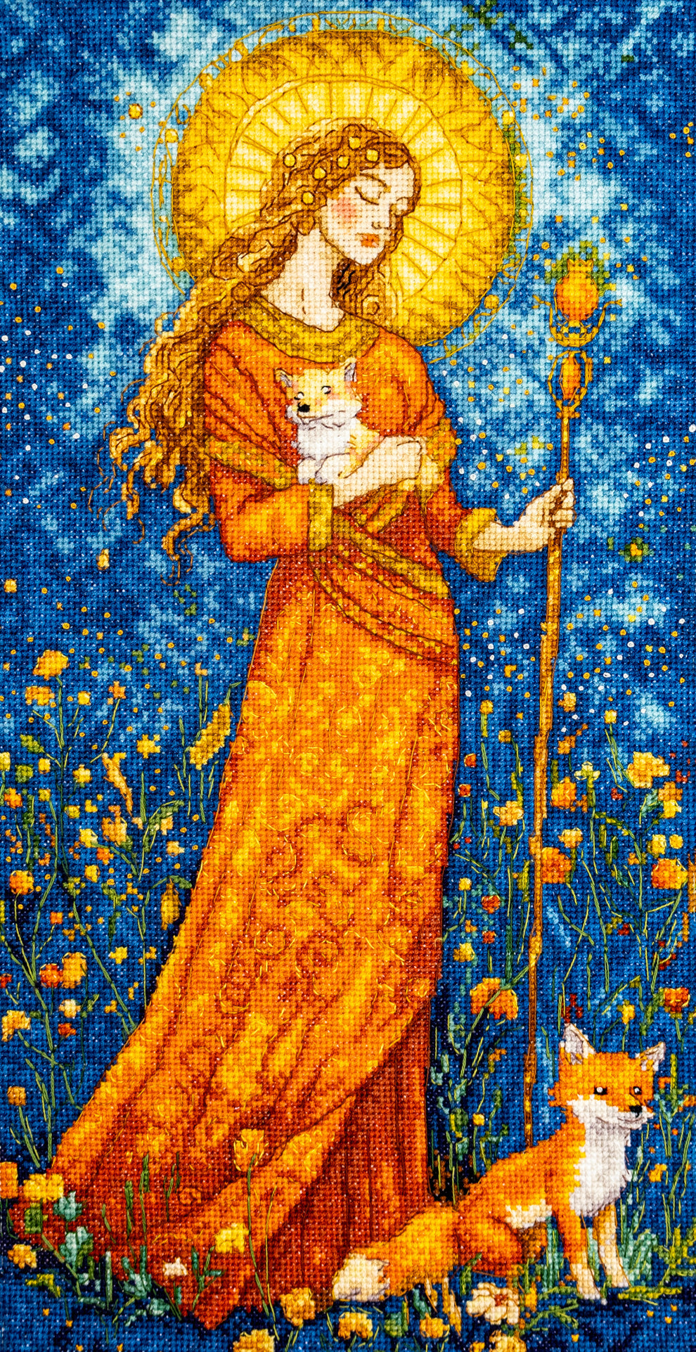 Goddess of the Autumn Counted Cross Stitch Kit by Letistitch Ll 55-00
