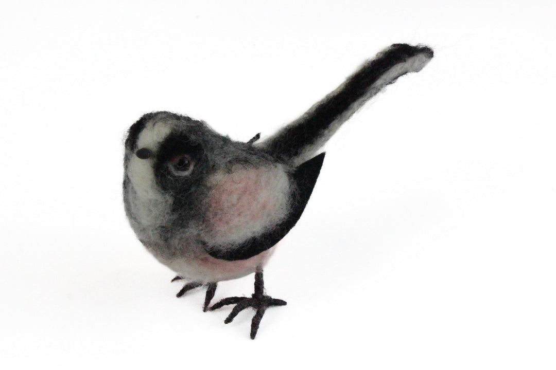 Felting Kit -  Long Tailed Tit Needle Felting Kit