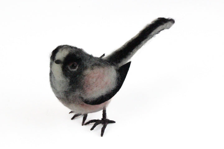 Felting Kit -  Long Tailed Tit Needle Felting Kit
