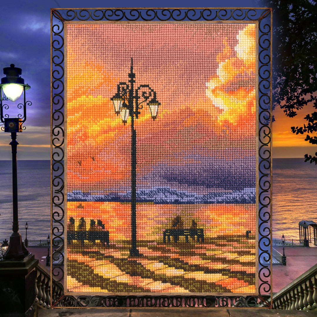 Sunset romance M1025 Counted Cross Stitch Kit