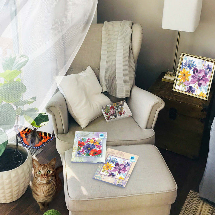 Flowers of happiness M1041 Counted Cross Stitch Kit