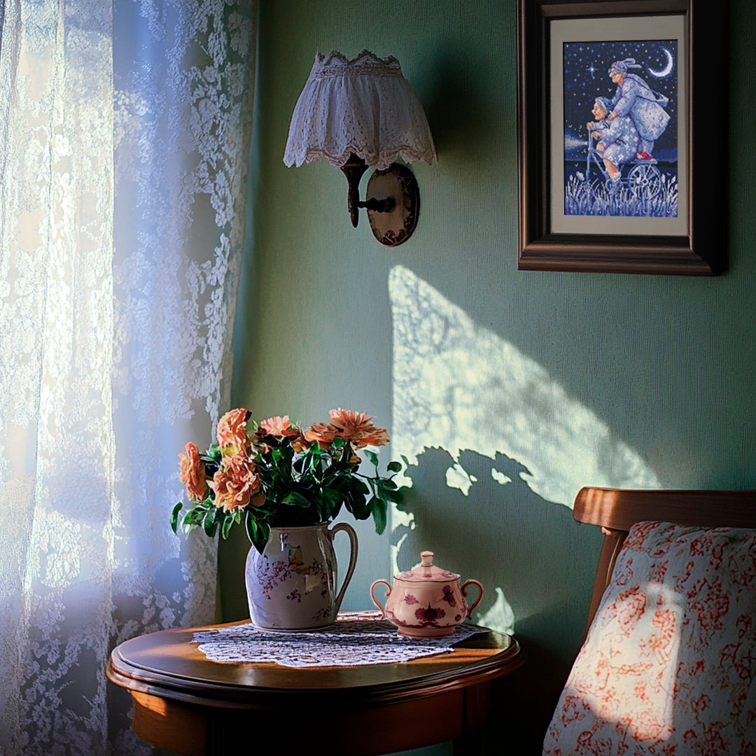 When night falls… M1044 Counted Cross Stitch Kit