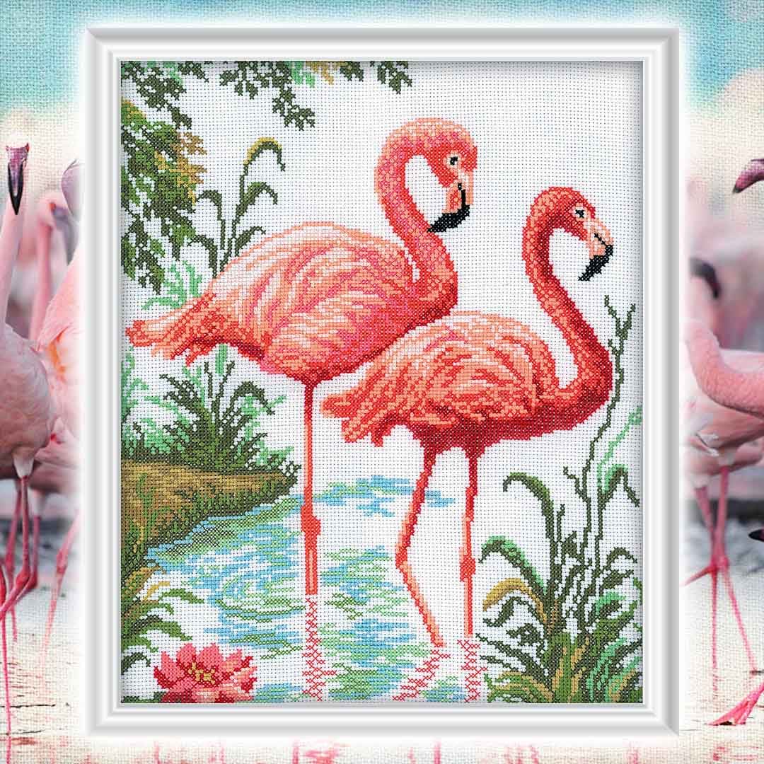 Flamingo M106 Counted Cross Stitch Kit
