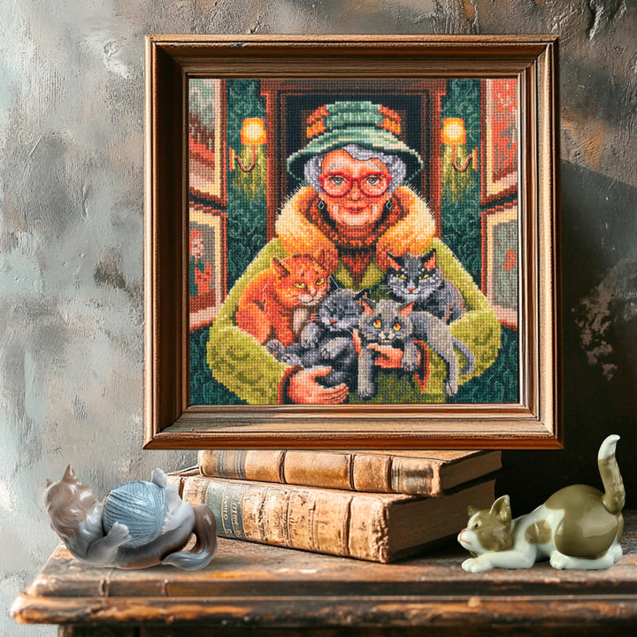 Cozy hugs M1071 Counted Cross Stitch Kit