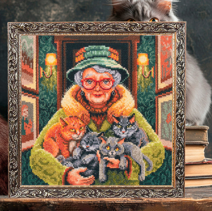 Cozy hugs M1071 Counted Cross Stitch Kit