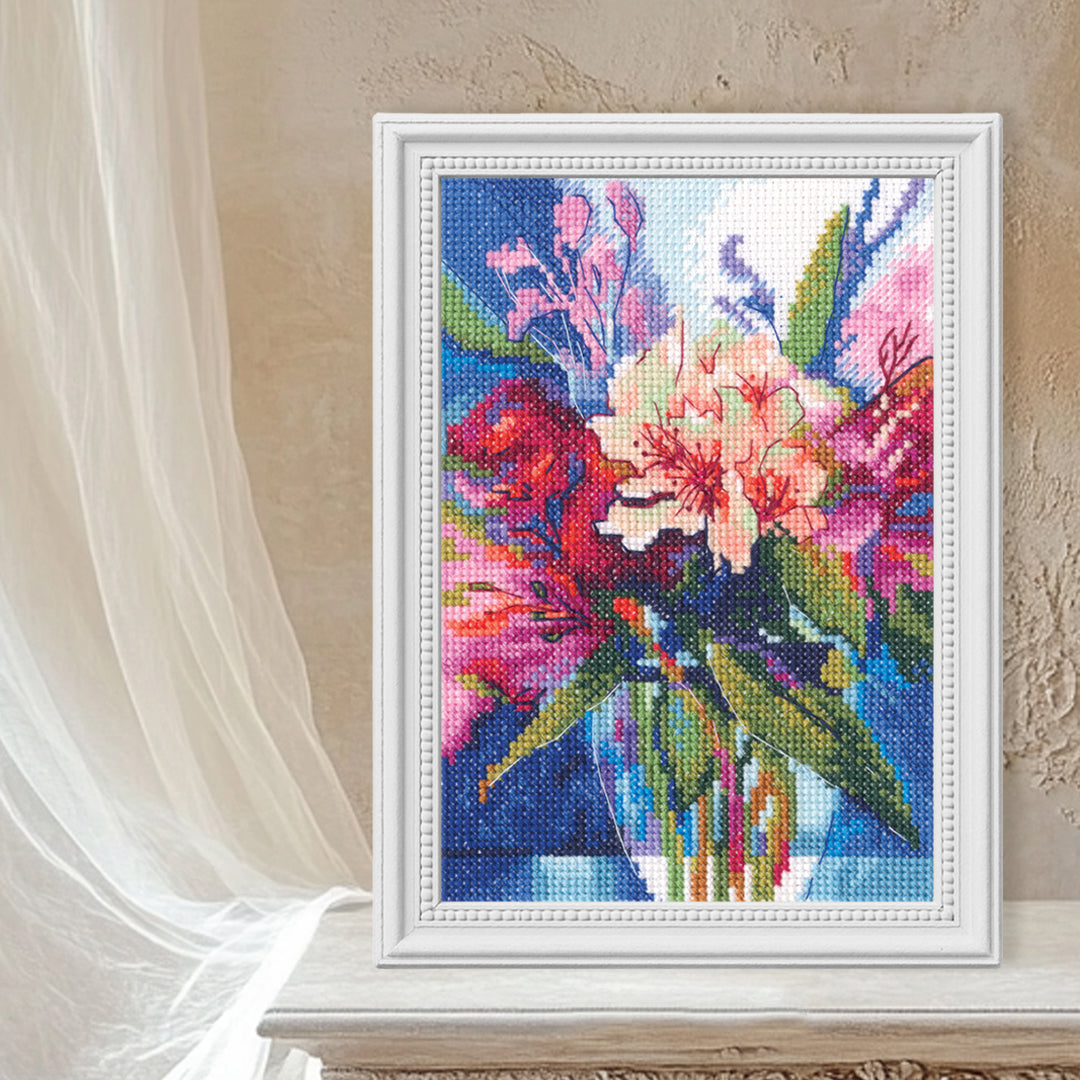 Palette of Emotions Counted Cross Stitch Kit by RTO M1090