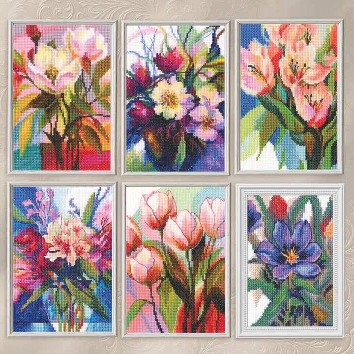Palette of Emotions Counted Cross Stitch Kit by RTO M1092
