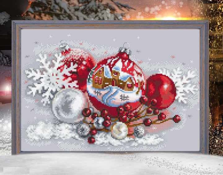 Christmas balls M921 Counted Cross Stitch Kit