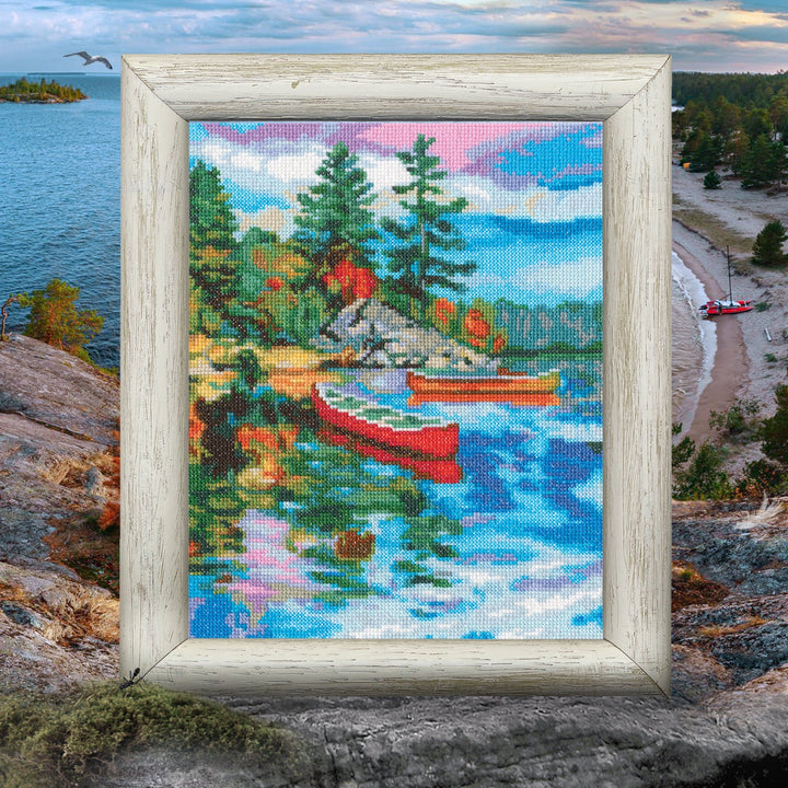 Sky reflection M975 Counted Cross Stitch Kit