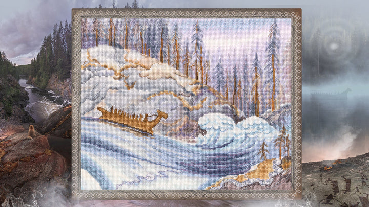 River of Time M990 Counted Cross Stitch Kit