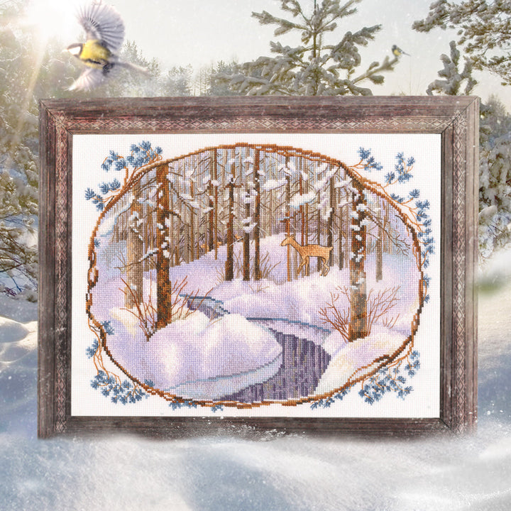 Roe deer M991 Counted Cross Stitch Kit