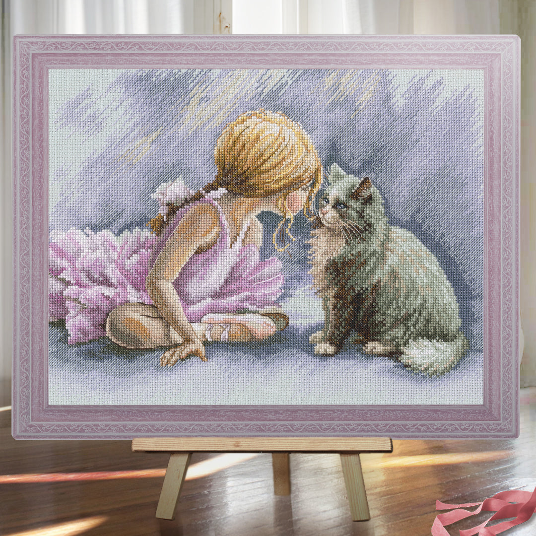 Now I'll teach you M996 Counted Cross Stitch Kit