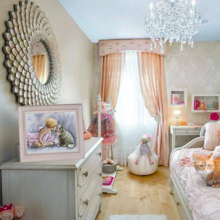 Now I'll teach you M996 Counted Cross Stitch Kit