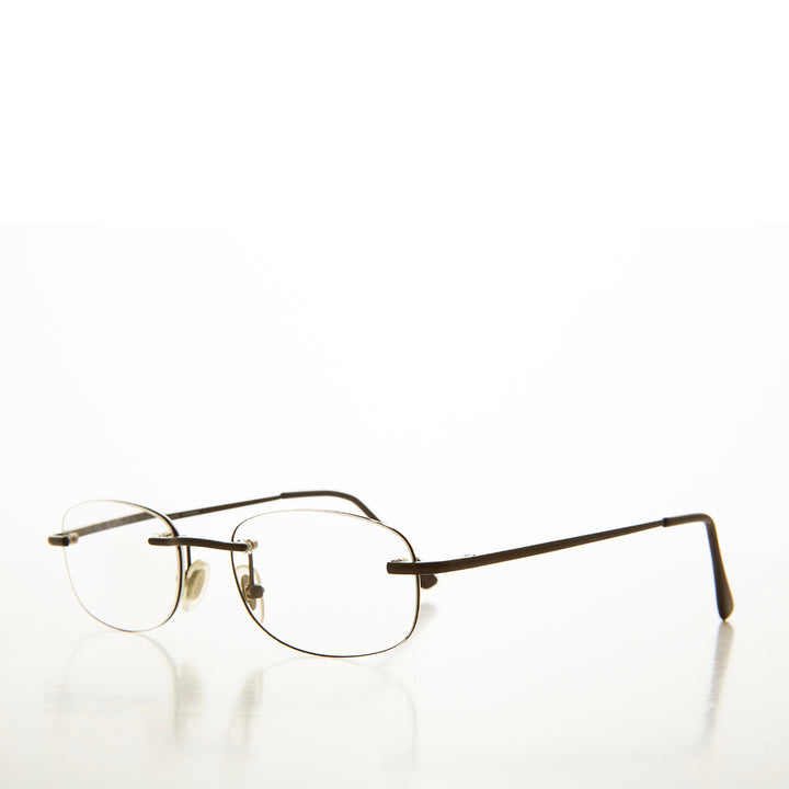 Rimless Oval Reading Glasses - Molton