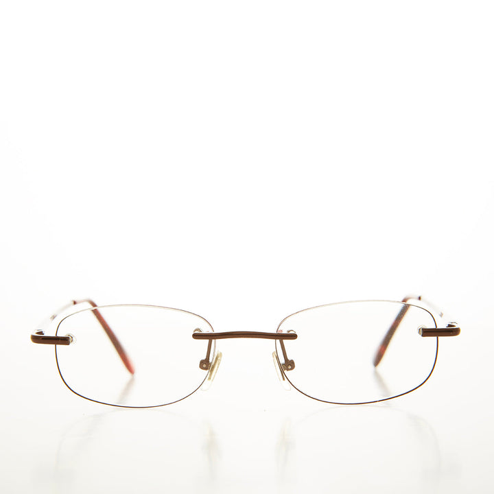 Rimless Oval Reading Glasses - Molton