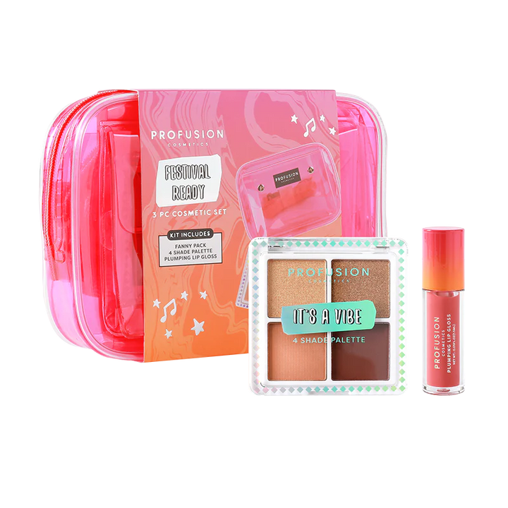 It's a Vibe | Festival Ready 3-pc Bag & Cosmetic Set