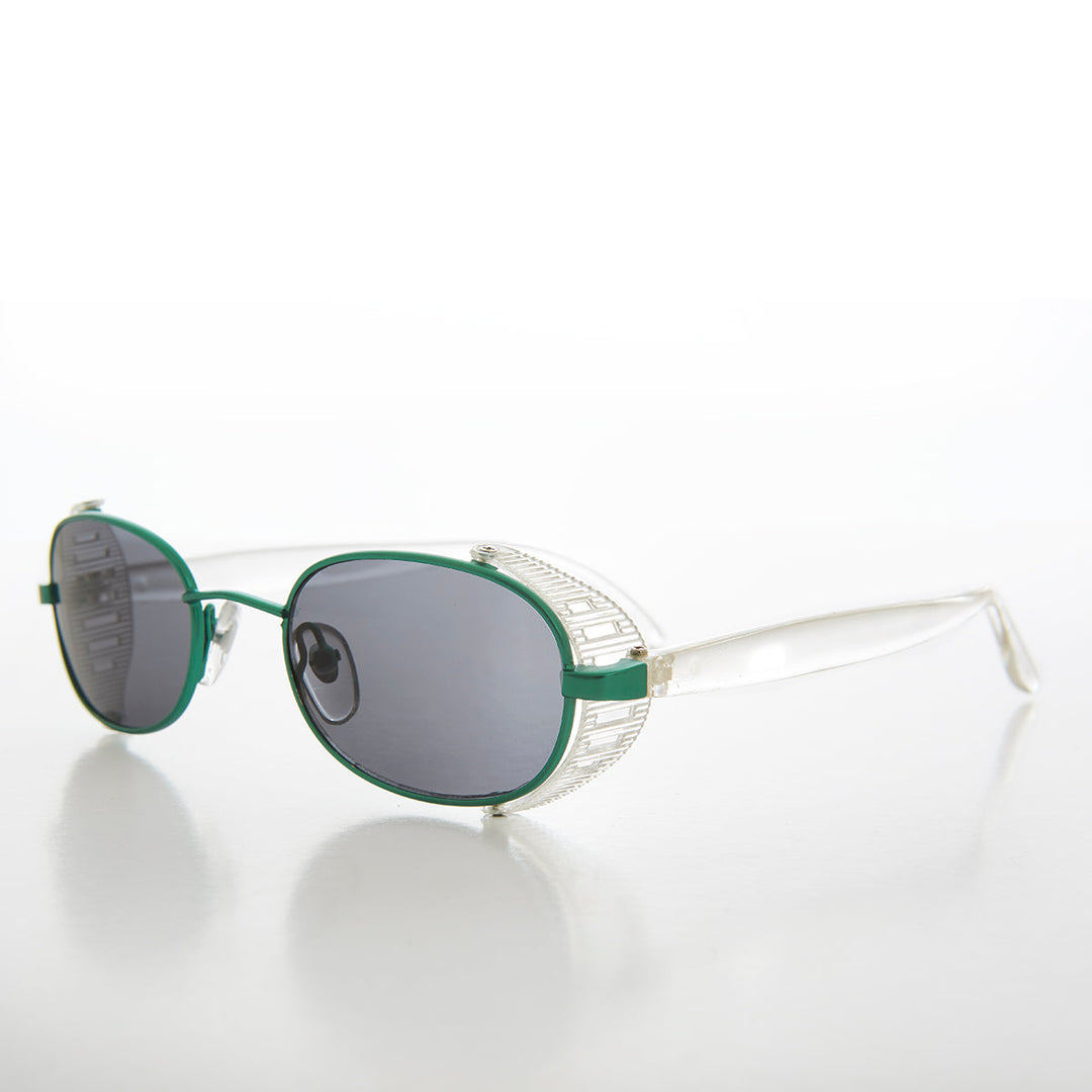 Cyber Punk Oval Vintage Sunglass - Mystery