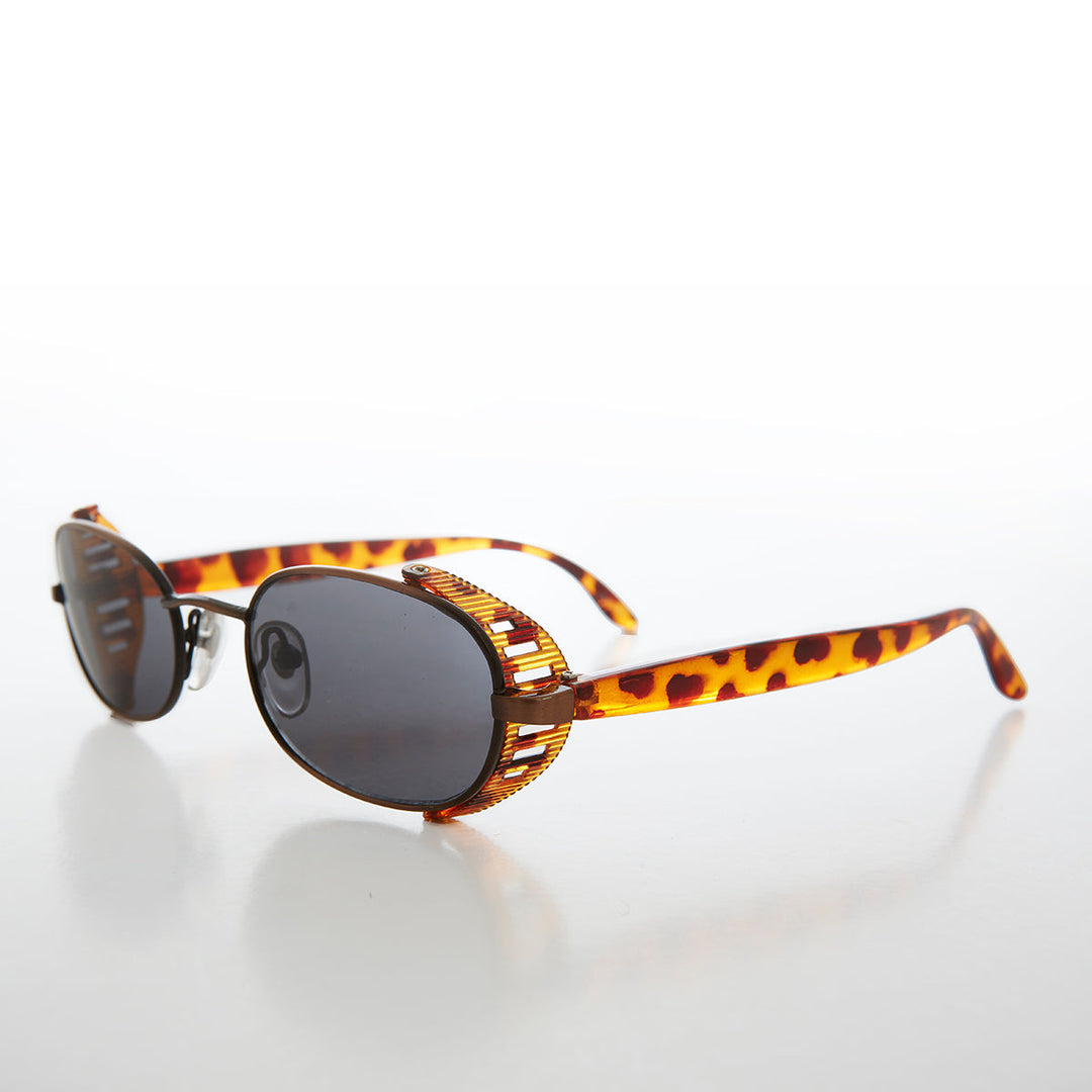 Cyber Punk Oval Vintage Sunglass - Mystery