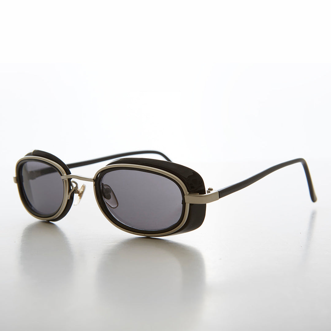 Small Goggle Side Shield 90s Vintage Sunglass - Mythic